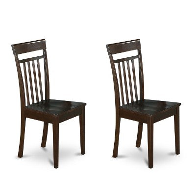 HomeStock Henley Rectangle Dining Table Set Cappuccino