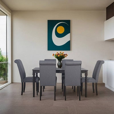 Home Design 7pc Franklin Dining Set