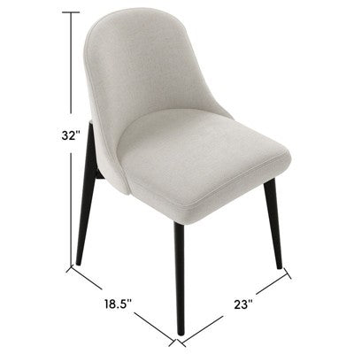 PexFix 60 Modern Round Dining Table Set with 8 Upholstered Chairs Black Textured Wood Top Pleated Pedestal Base Beige Seats for Kitchen Dining Room