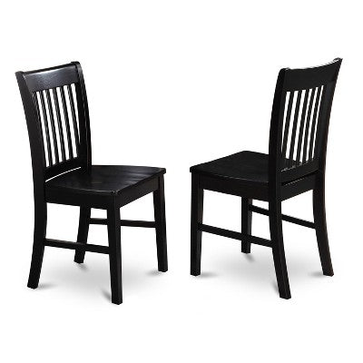 HomeStock Belmont Formal Dining Room Set-Dinette Table And Dinette Chairs, Black