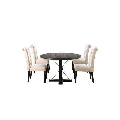 5pc Hedgeburn Round Dining Set - HOMES: Inside + Out