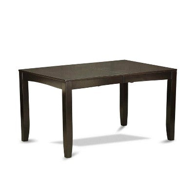 HomeStock 5-Pc Cappuccino Solid Wood Top - Dining Room Set - Seats 4