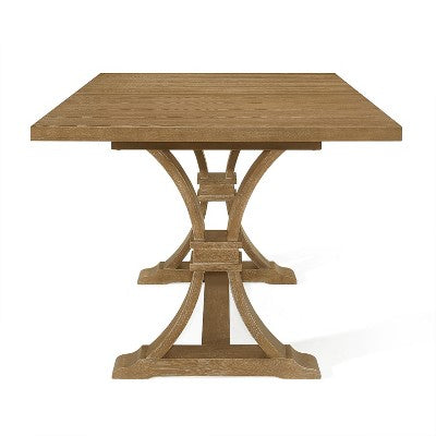 Christopher Knight Home Derring 7 Pieces French Country Upholstered Wood Expandable Dining Set