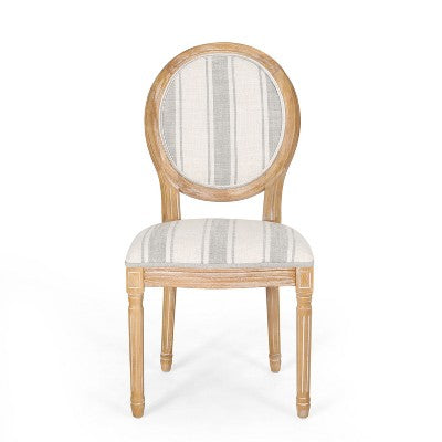 Christopher Knight Home Derring 7 Pieces French Country Upholstered Wood Expandable Dining Set