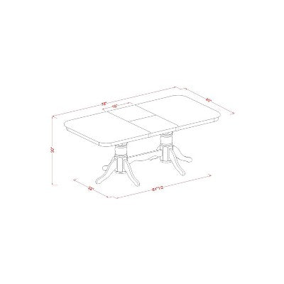 Southwestern Dining Room Set - Table & Chairs - Modern Kitchen Set