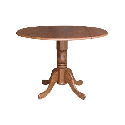 42 Mase Dual Drop Leaf Table with 2 X Back Chairs - International Concepts