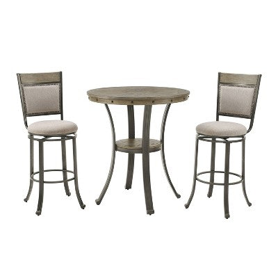 3pc Angelo Pub Dining Set - Powell Company