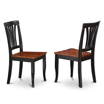 HomeStock Belmont 5 Piece Dining Room Furniture Set Includes a Round Dining Table with Pedestal and 4 Wood Seat Chairs, 42x42 Inch, Linen White