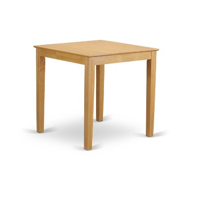 HomeStock Belmont Pub Table Set-Pub Table And Counter Height Chairs, Oak