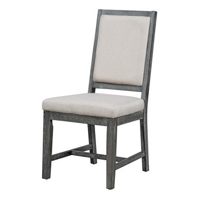 5-Piece Dining Set with Extendable Round Table and 4 Upholstered Chairs - ModernLuxe