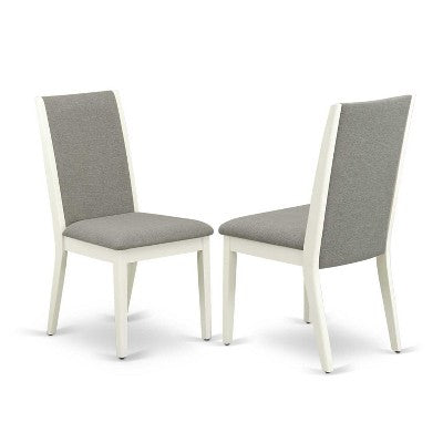 HomeStock 5-Piece Rectangle Buttermilk & Cherry Finish Solid Wood Top Dining table with 4 Chairs with Butterfly Leaf