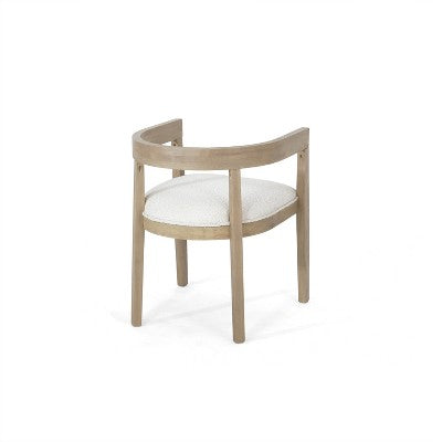 Christopher Knight Home Sticks Contemporary 7 Piece Dining Set with Rubberwood Upholstered Chairs