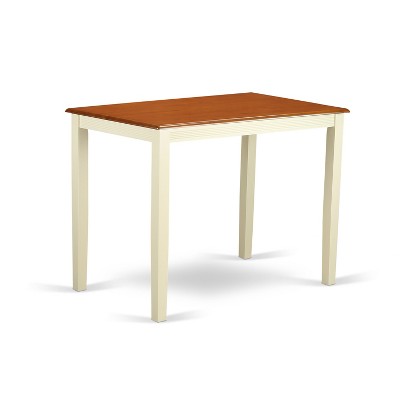 Rubber Wood Counter Height Dining Set Transitional Style 135