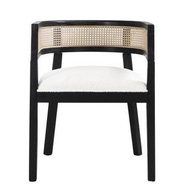 Christopher Knight Home Avery 7pc Cane and Rubberwood Upholstered Dining Set
