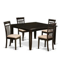 5-Piece Mid Century Dining Set - Dinette Table & 4 Chairs - Modern Kitchen Table Set