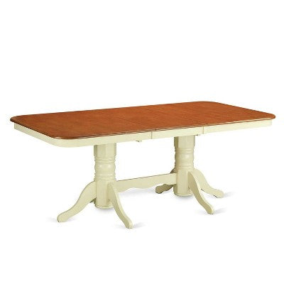 Dining Table Set with Chairs - Kitchen Table Set for 6-8 People - Modern Farmhouse Style