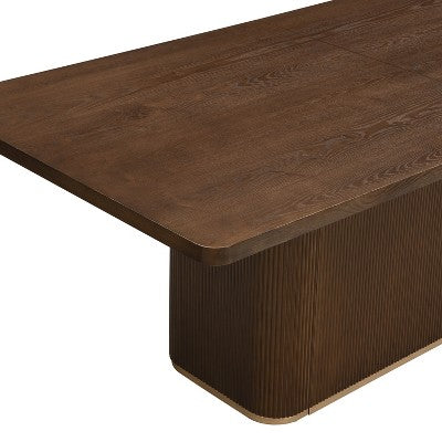 Christopher Knight Home Evangeline Contemporary 7 Piece Rubberwood Upholstered Dining Set with Oversized Rectangular Table