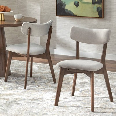 Lifestorey Cari 7Pc Mid Century Modern Dining Set