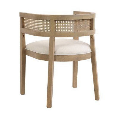 Christopher Knight Home Avery 7pc Cane and Rubberwood Upholstered Dining Set