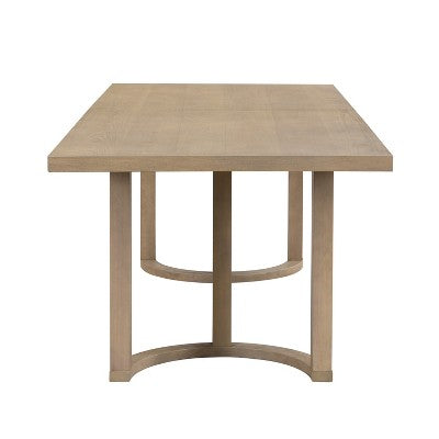 Christopher Knight Home Dason 7 Piece Mid-Century Modern Dining Set with Upholstered Chairs and Minimalist Table