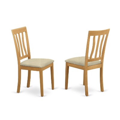 HomeStock Belmont Kitchen Dinette Set - Dinette Table And Dining Chairs, Oak