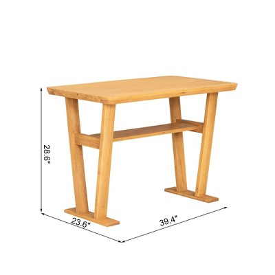 6 Piece Dining Table Set for 6, Farmhouse Dining Set, Space Saving Kitchen Nook Dining Room Breakfast Nook Table Set, Natural+White - ModernLuxe