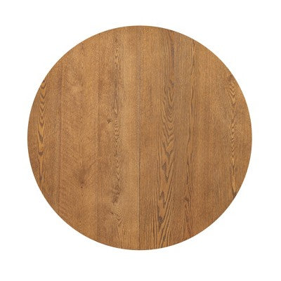 5 Pieces Extendable Round Dining Table Set for 4, Modern Kitchen Dining Table with Removable Leaf and 4 Upholstered Chairs for Dining Room