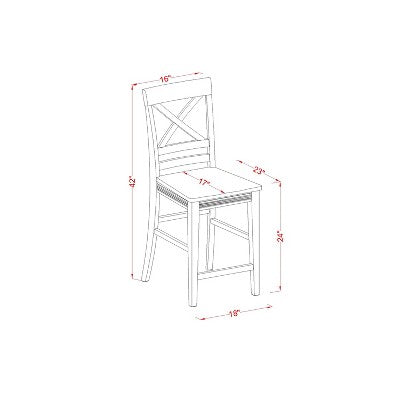 Counter Height Table Set - Pub Table & Chairs - Modern Dining Room Furniture