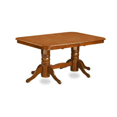 Dining Room Set Handcrafted Solid Wood Table & Chair Set with Extension Leaf