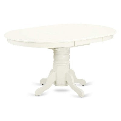 HomeStock Belmont Solid Wood Dining Table Set 7-Piece - 6 Parson Dining chair and Round Table