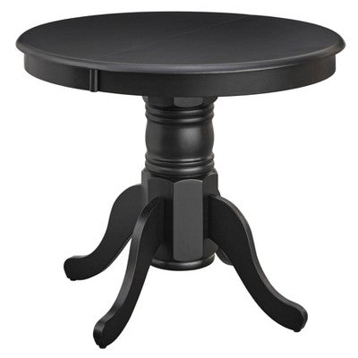 Buylateral 7pc Lancaster Farmhouse Solid Wood Extendable Dining Table Set