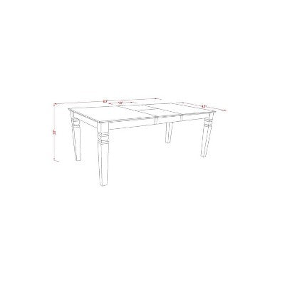 HomeStock 5-Piece Black Finish Solid Wood Top Dining table with 4 Chairs